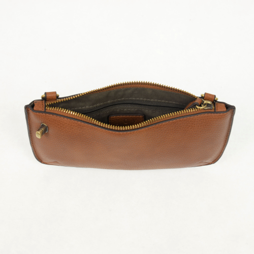 Joy Susan Mini Crossbody Wristlet Clutch Cedar Brown
