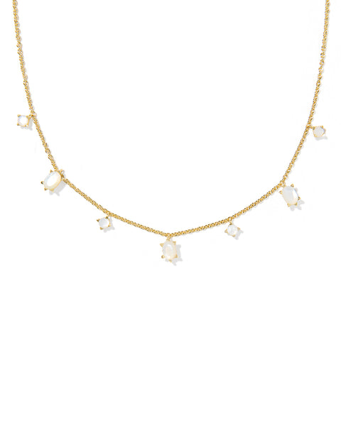 KS CAILIN DELICATE STRAND NECKLACE GOLD