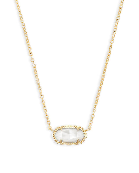 KS ELISA SHORT PENDANT NECKLACE GOLD