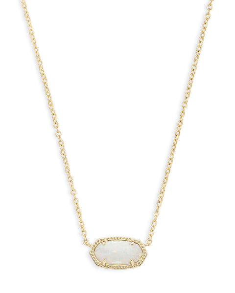KS ELISA SHORT PENDANT NECKLACE GOLD