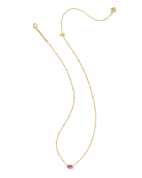 KS MINI ELISA SATELLITE SHORT PENDANT NECKLACE GOLD