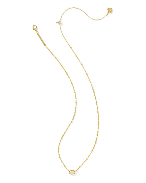 KS MINI ELISA SATELLITE SHORT PENDANT NECKLACE GOLD