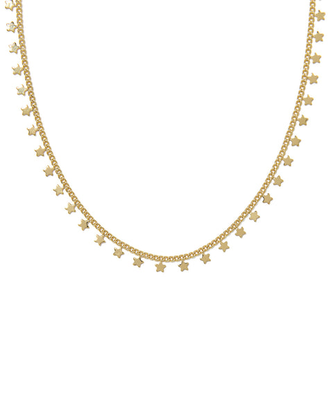 KS PARKER STAR STRAND NECKLACE GOLD