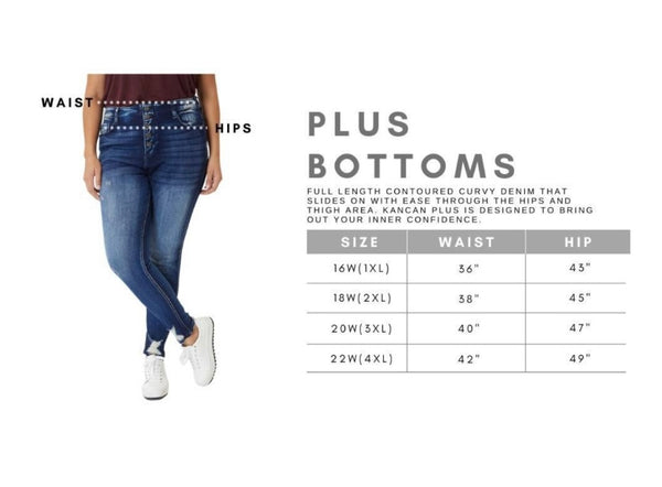 KanCan Black Distressed Ankle Skinny Jean