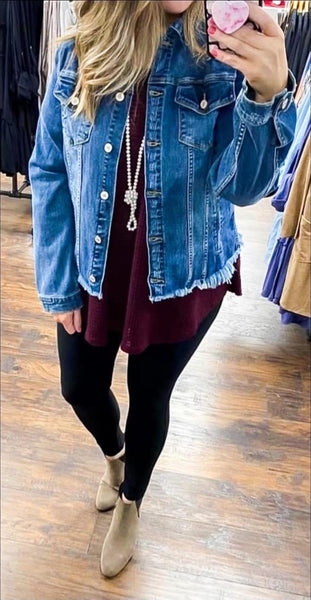 KanCan Delaney Denim Jean Jacket