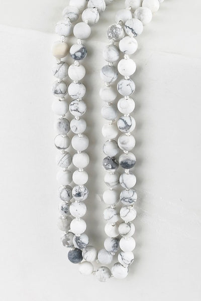 Natural Stone Bead Necklace