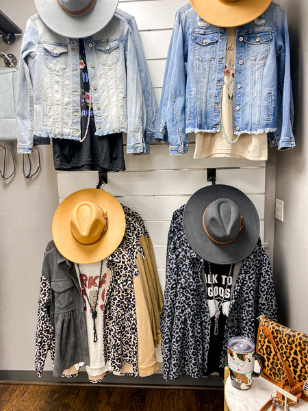 KanCan Distressed Denim Jean Jacket