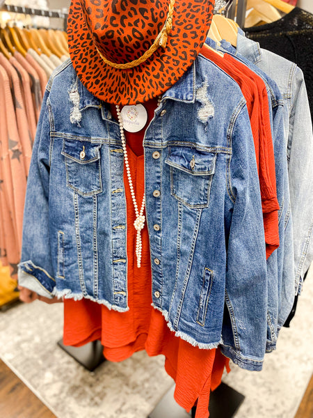 KanCan Delaney Denim Jean Jacket