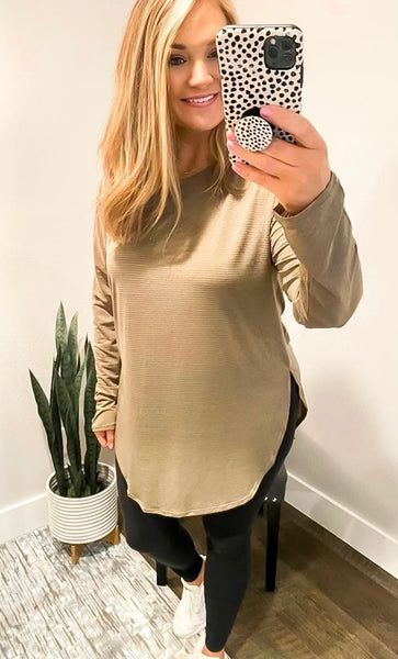 Athleisure Top Mocha